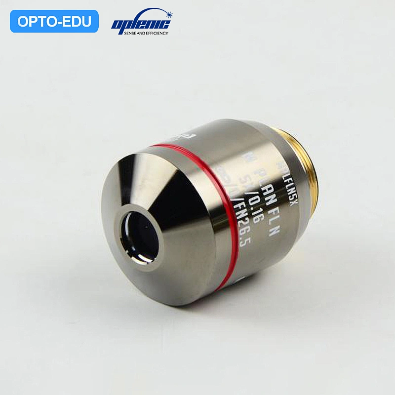 [Objective] OPLENIC® 45mm Series Semi-apochromatic ECGO System NEO Fluorite Objective Lens NEO PLAN EPI 5X (Compatible With F=180 Olympus UIS2 Optical System)